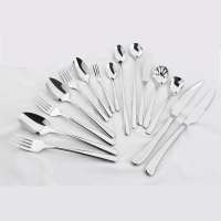 hot sale tableware stainless steel spoon fork set gold flatware