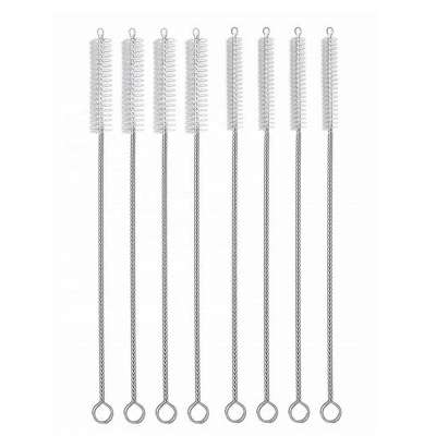 Reusable Metal Stainless Steel Drinking Straw Cleaning Brush